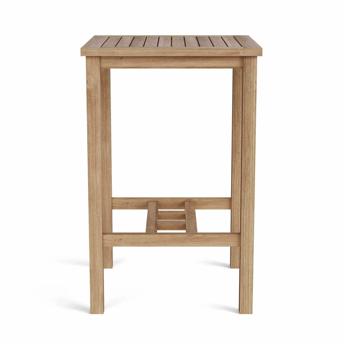Anderson Teak Avalon Bar Table 5 Piece Set Detail with Coordinated Teak Frame Composition