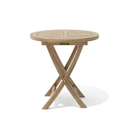 Anderson Teak Bahama 27" Round Bistro Folding Table