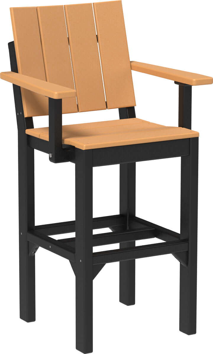 LuxCraft Outdoor Urban Arm Chair | Bar Height