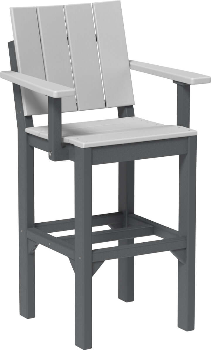 LuxCraft Outdoor Urban Arm Chair | Bar Height