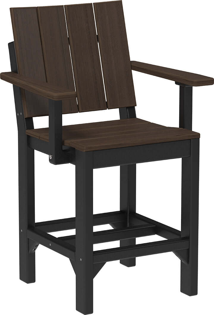 LuxCraft Outdoor Urban Arm Chair | Counter Height