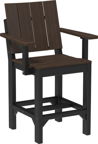 LuxCraft Outdoor Urban Arm Chair | Counter Height