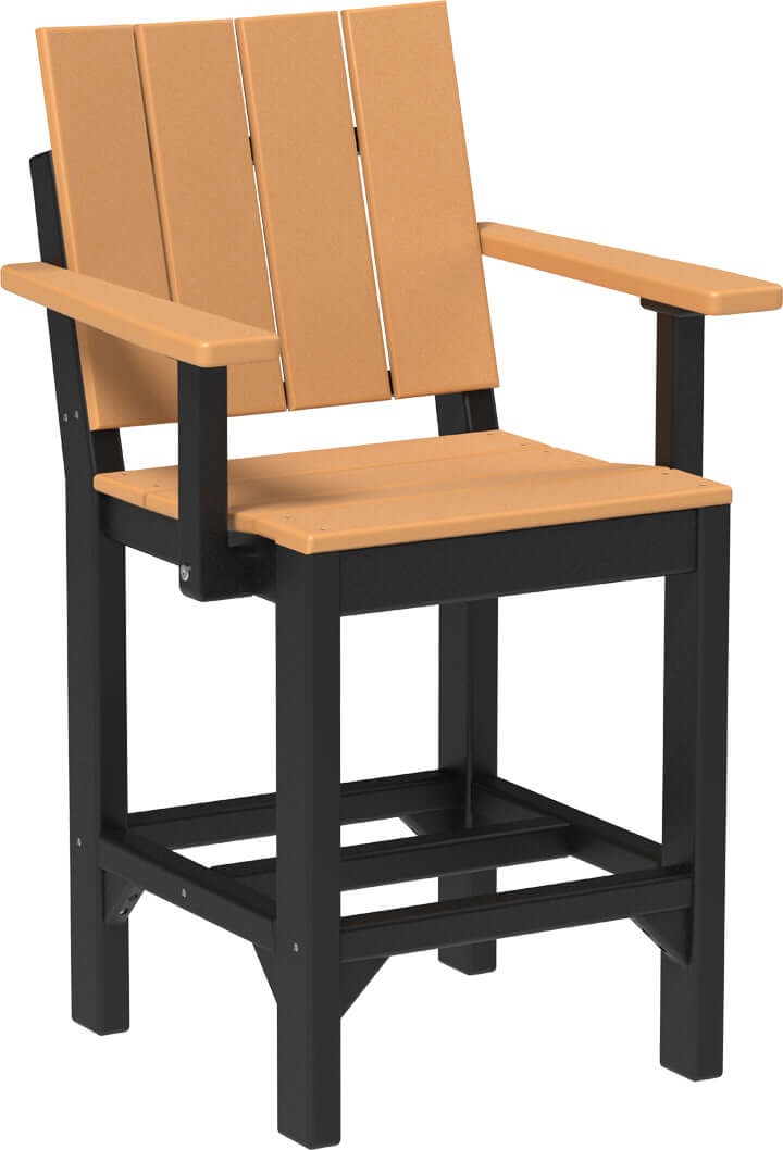 LuxCraft Outdoor Urban Arm Chair | Counter Height