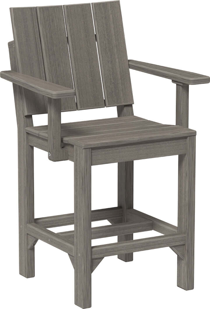 LuxCraft Outdoor Urban Arm Chair | Counter Height