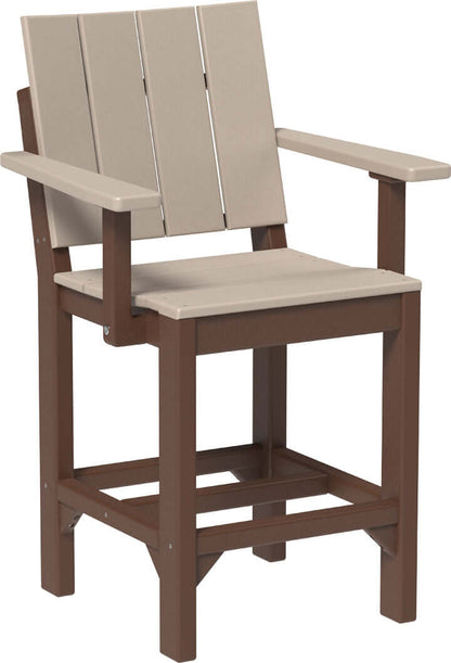 LuxCraft Outdoor Urban Arm Chair | Counter Height