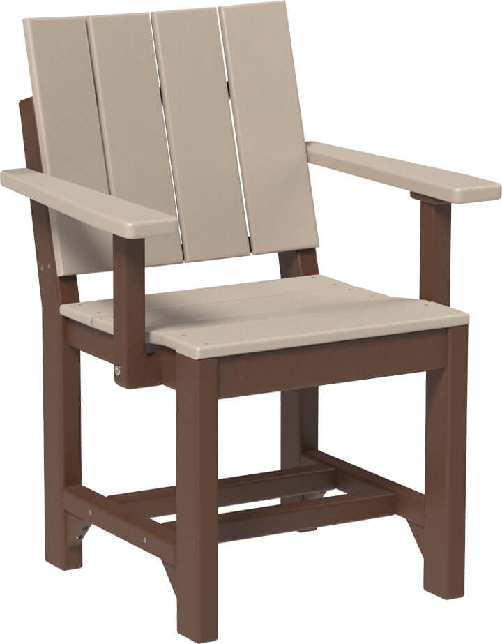 LuxCraft Outdoor Urban Arm Chair | Dining Height