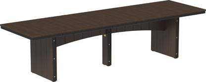 LuxCraft 3' x 10' Rectangular Outdoor Urban Dining Table | Bar Height