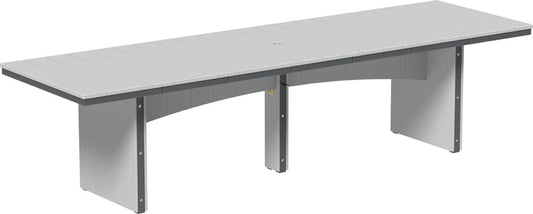 LuxCraft 10' Rectangular Outdoor Dining Table | Bar Height — Amish-crafted recycled poly, commercial-grade poly