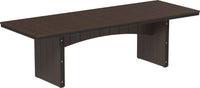 LuxCraft 3' x 8' rectangular outdoor dining table made with sturdy weather-resistant materials