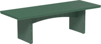 LuxCraft 3' x 8' rectangular outdoor dining table made with sturdy weather-resistant materials