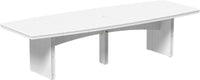4' x 10' oval outdoor dining table that comfortably seats 10