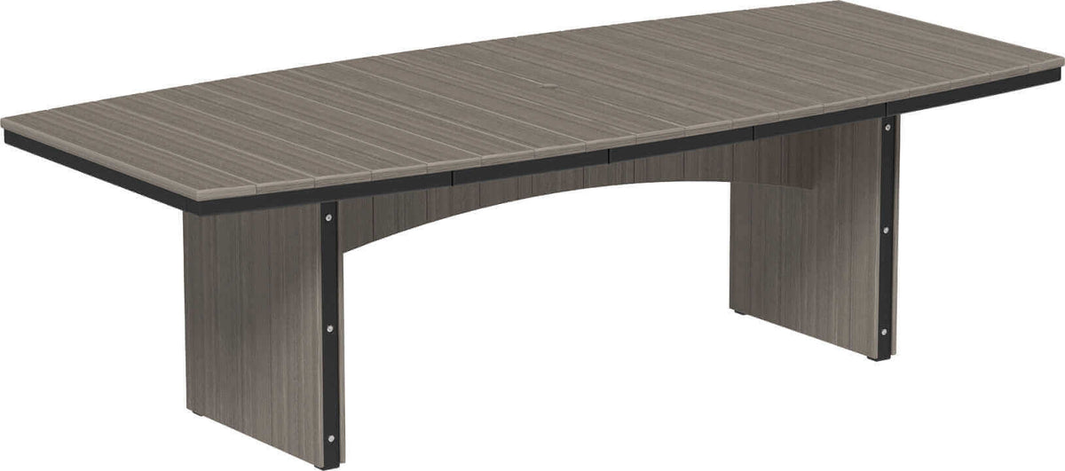 LuxCraft 8' Oval Outdoor Dining Table | Bar Height — Amish-crafted recycled poly, weather-resistant design