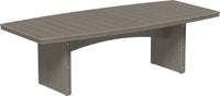 LuxCraft Oval Outdoor Dining Table accommodates up to 10 people features umbrella hole and variety of colors