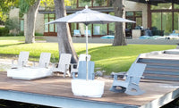 Perfect for pool ledges with water depths up to 9 inches or placed on the coping, this all-in-one bar sets up in minutes, bringing convenience and flair to any gathering.