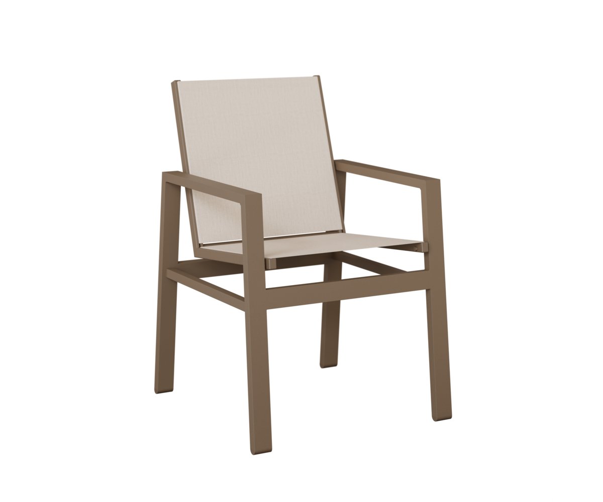 Berlin Gardens Vida Padded Sling Dining Chair view 3