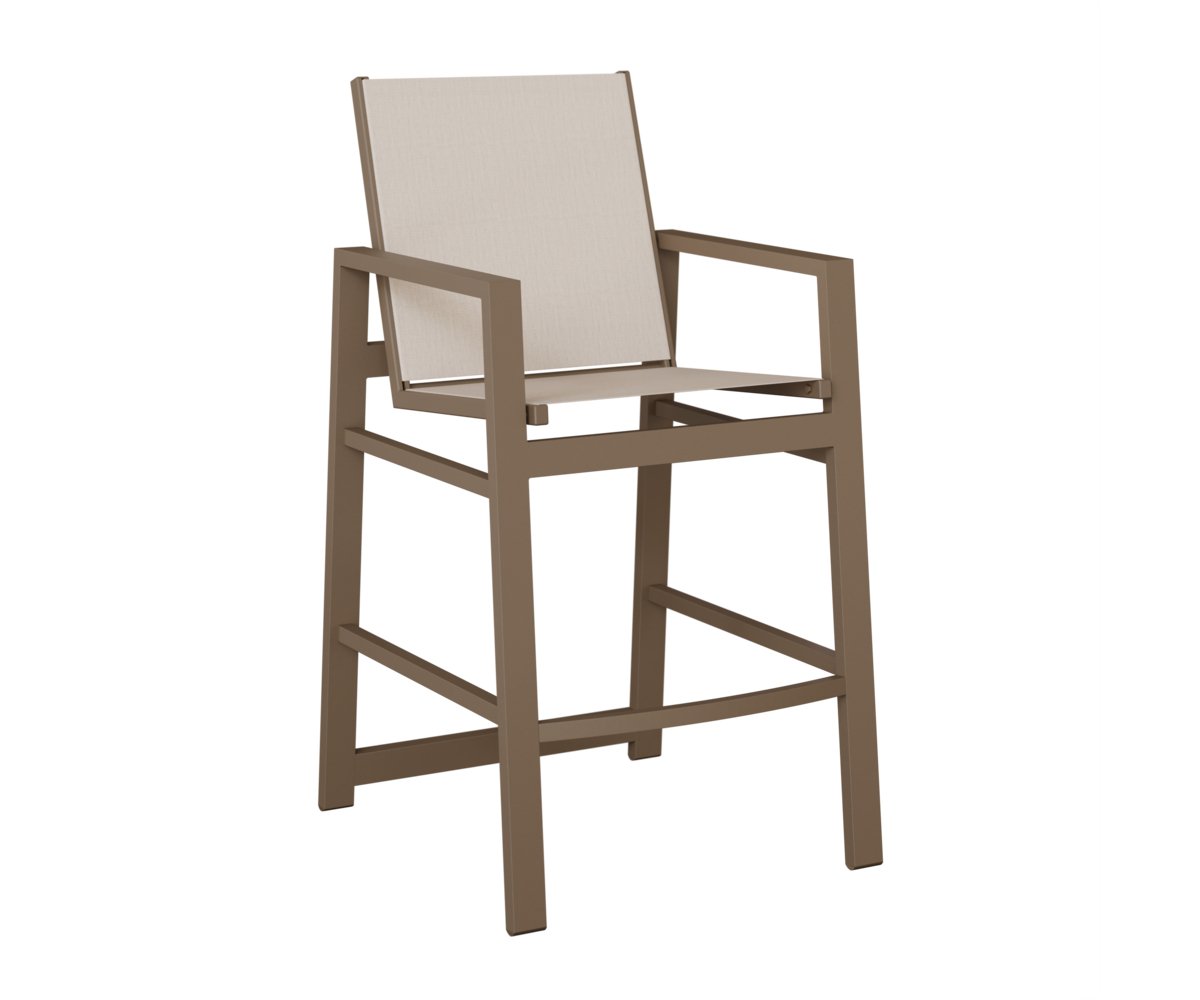Berlin Gardens Vida Padded Sling Bar Chair view 3