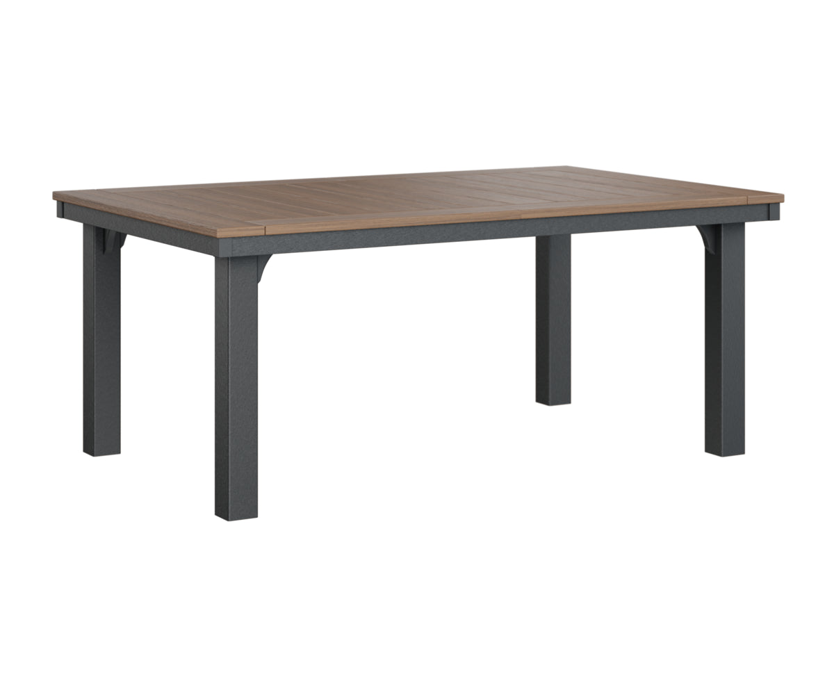 Berlin Gardens Homestead Rectangular Dining Table in Antique Mahogany / Black