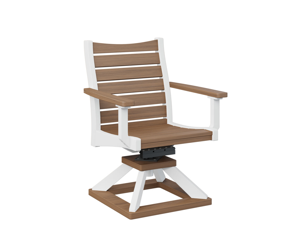 Berlin Gardens Bristol Swivel Rocker Dining Chair lifestyle 2