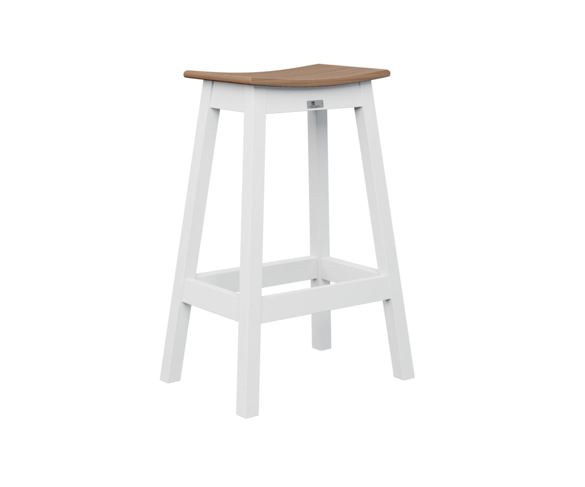 Berlin Gardens Saddle Bar Stool lifestyle 4