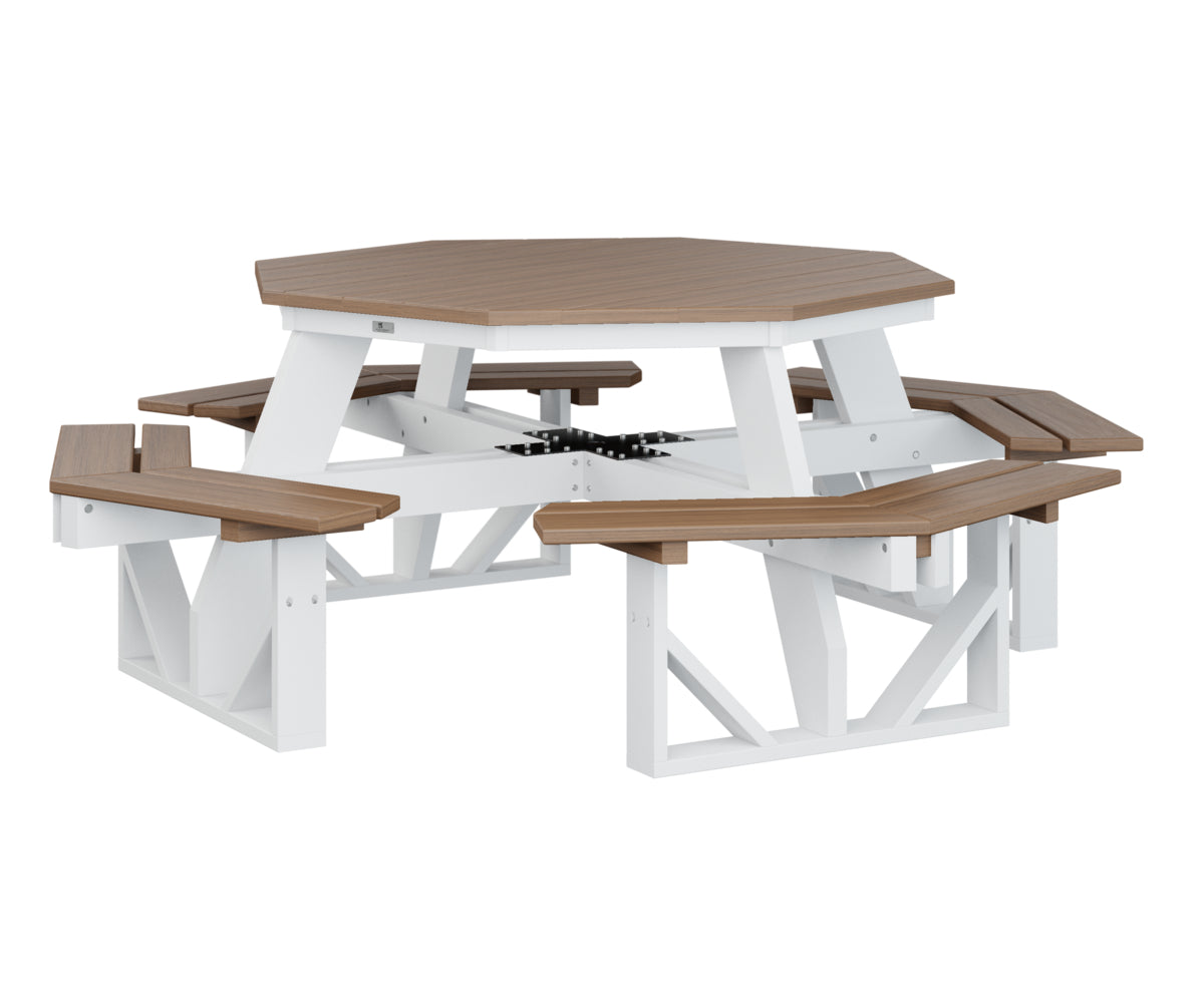 Berlin Gardens Octagon Picnic Table lifestyle 1