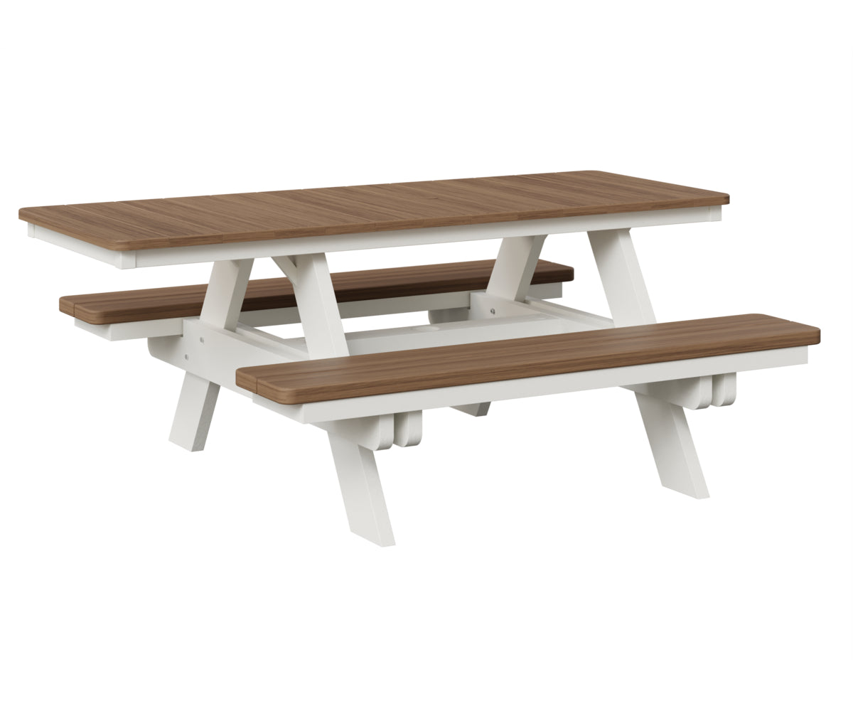 Berlin Gardens ADA-Compliant Rectangular Picnic Table lifestyle 1