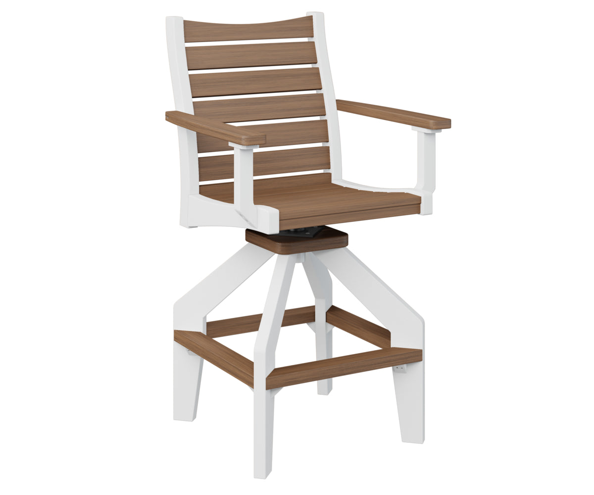Berlin Gardens Bristol Swivel Bar Chair lifestyle 2
