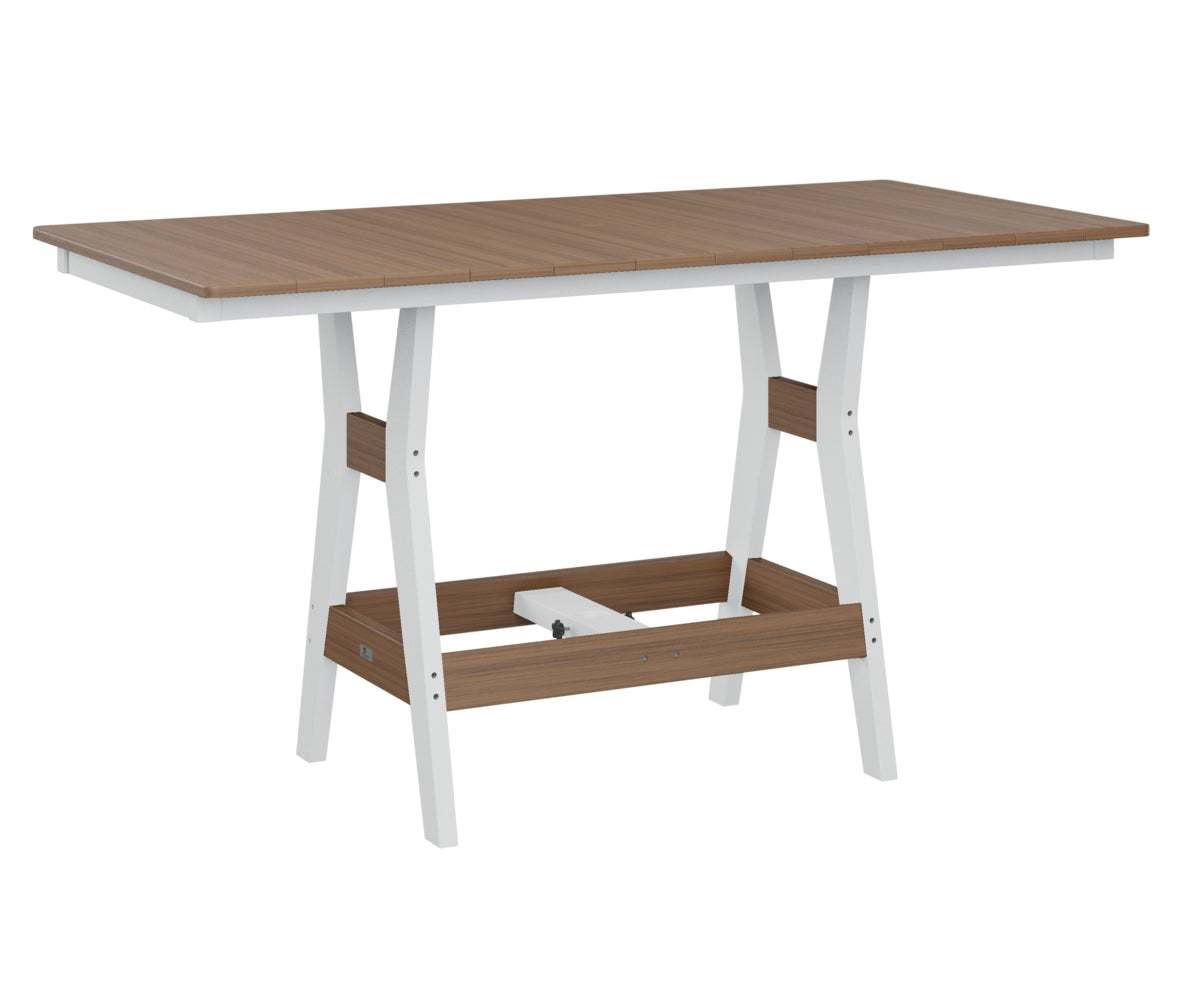 Berlin Gardens Harbor 33″ x 66″ Rectangular Bar Table lifestyle 2