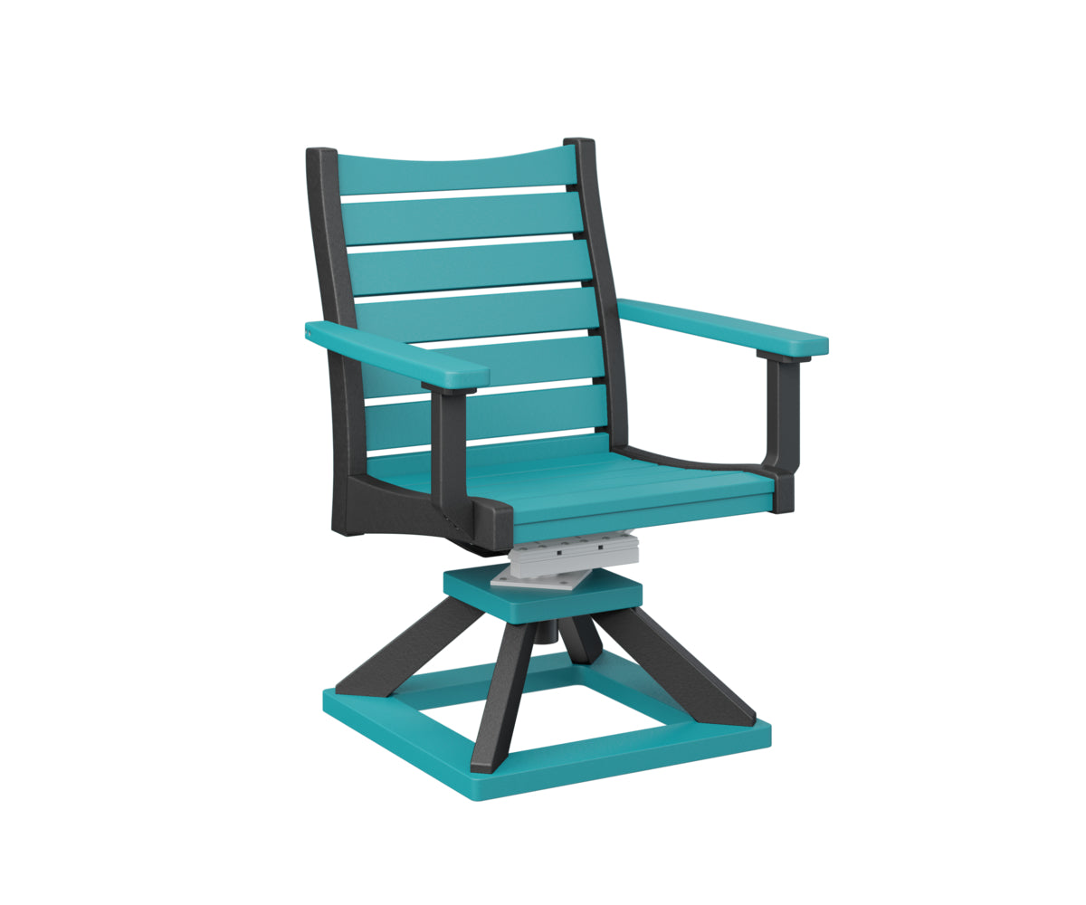 Berlin Gardens Bristol Swivel Rocker Dining Chair lifestyle 3