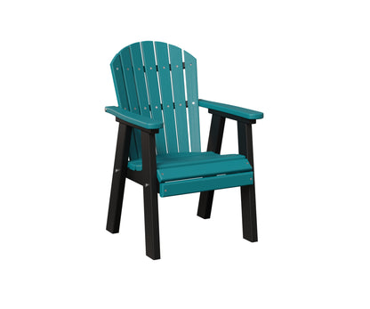 Berlin Gardens Kids Comfo Back Dining Chair in Aruba Blue / Black