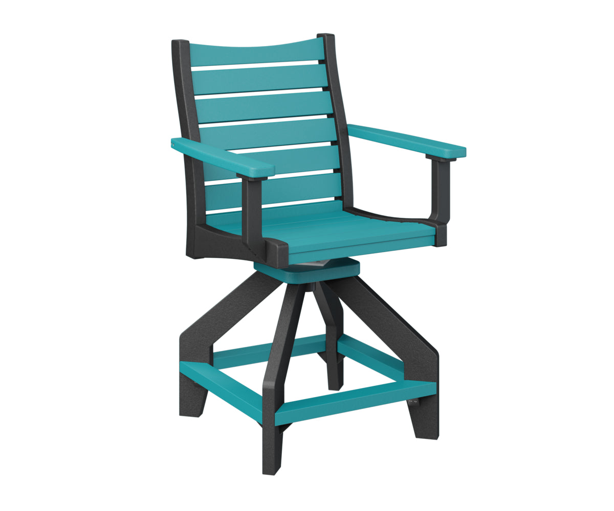 Berlin Gardens Bristol Swivel Counter Chair lifestyle 4