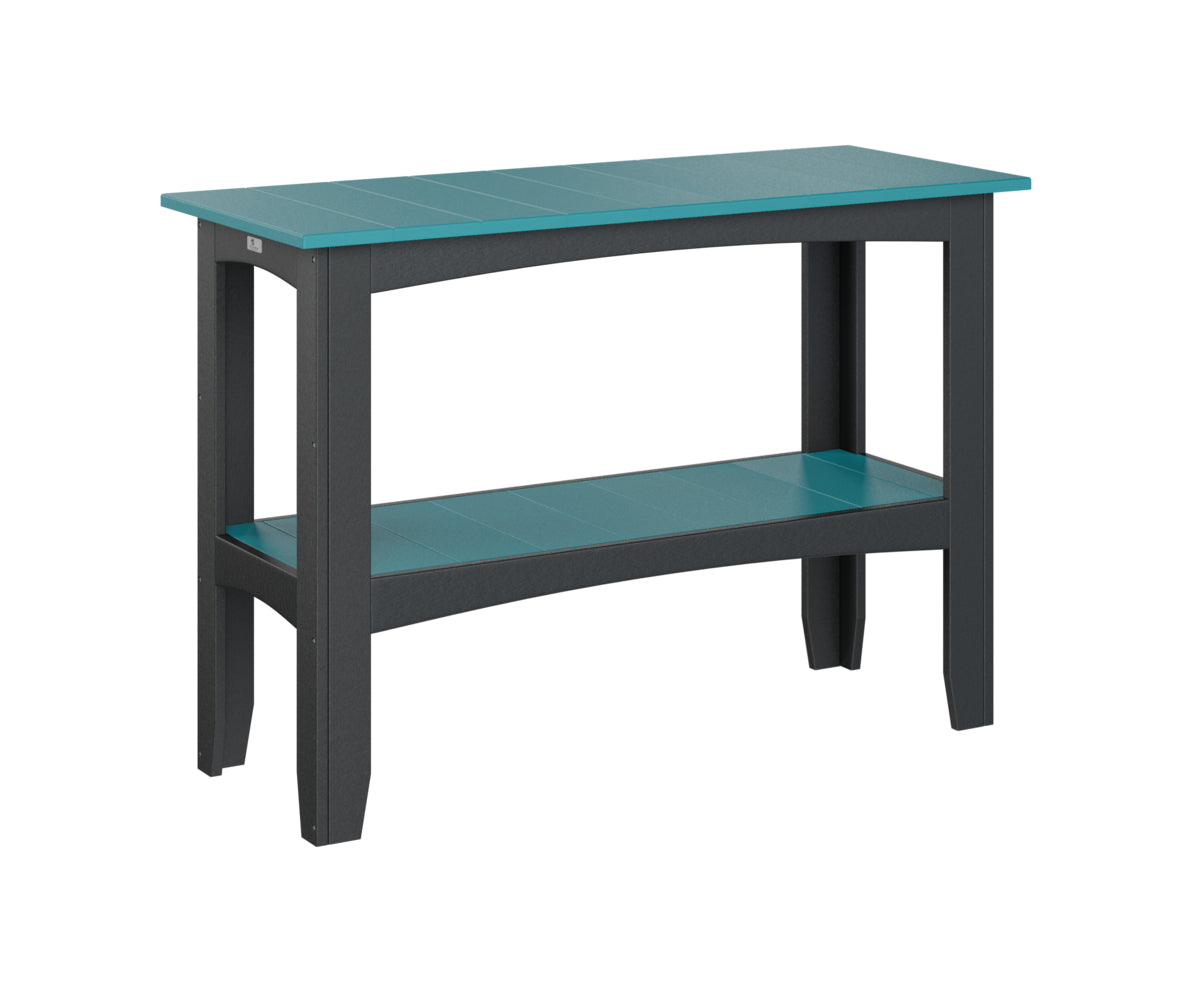 Berlin Gardens Buffet Table in Aruba Blue / Black