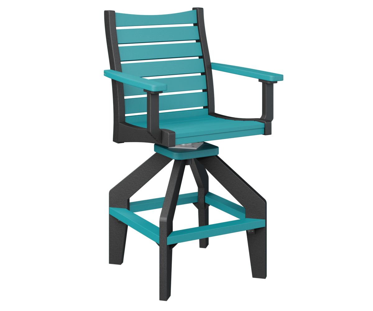 Berlin Gardens Bristol Swivel Bar Chair lifestyle 3