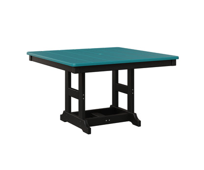 Berlin Gardens Kids Comfo 33″ Square Table in Aruba Blue / Black