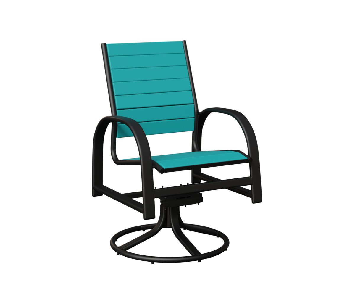 Berlin Gardens Murphy Swivel Rocker Dining Chair view 3