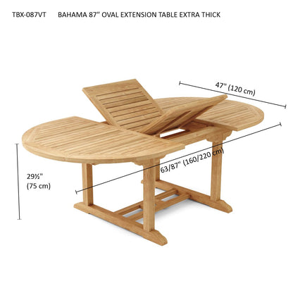 Anderson Teak Bahama Andrew 9-Piece Dining Set