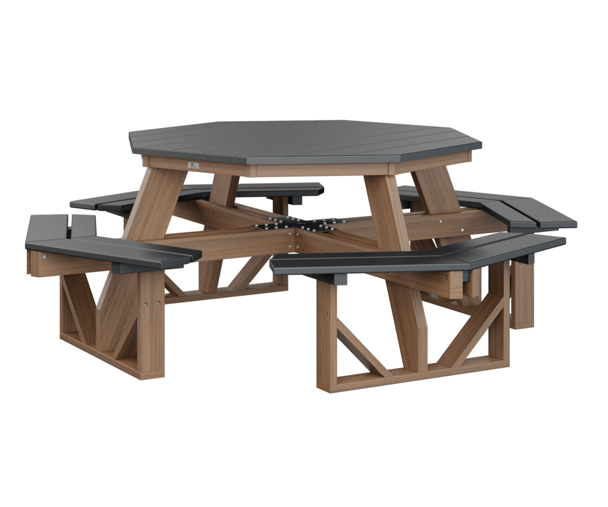Berlin Gardens Octagon Picnic Table lifestyle 4