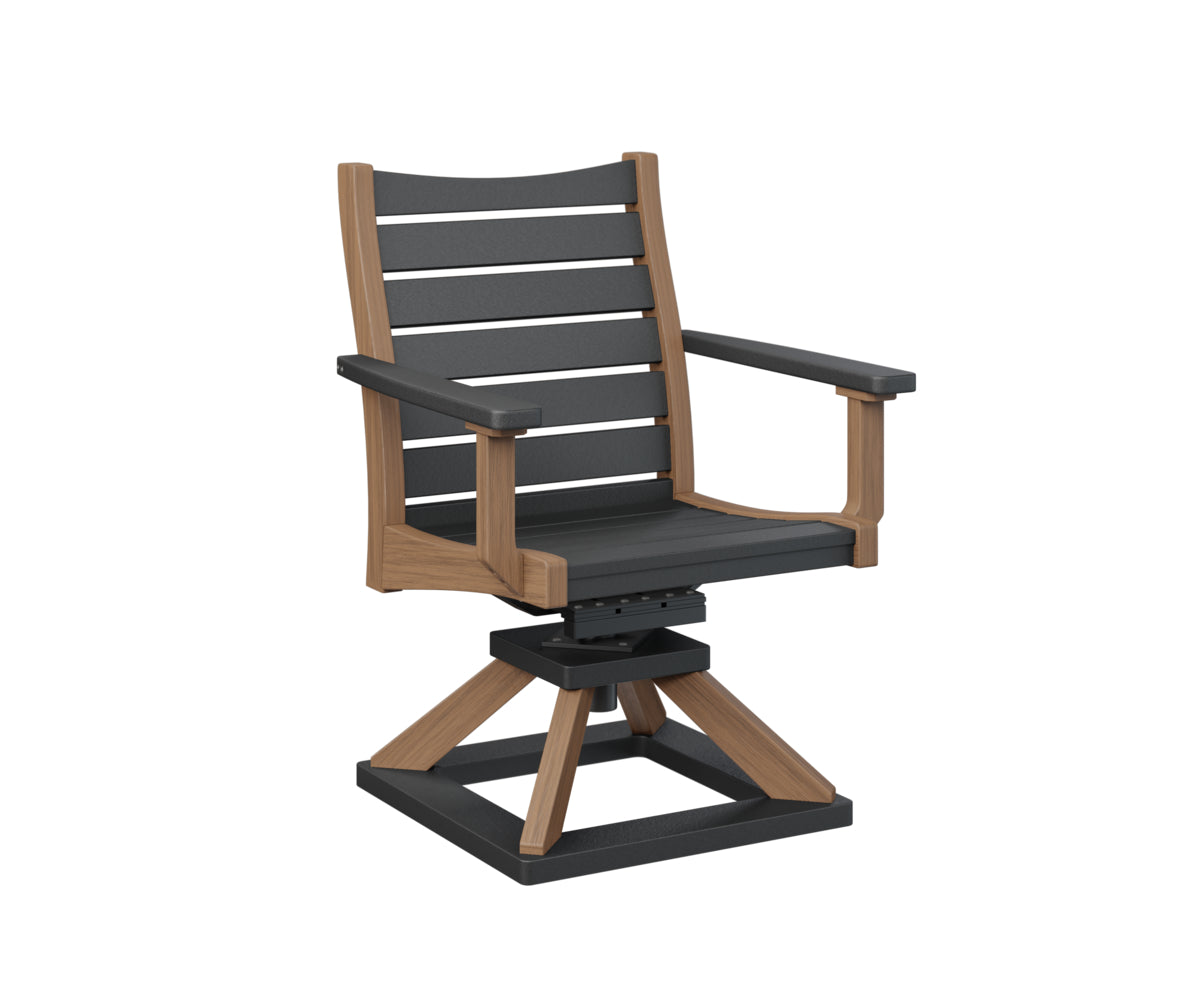 Berlin Gardens Bristol Swivel Rocker Dining Chair lifestyle 5