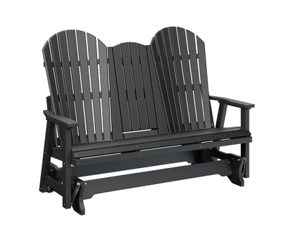 Berlin Gardens Comfo Back Three Seat Glider with Console in Black