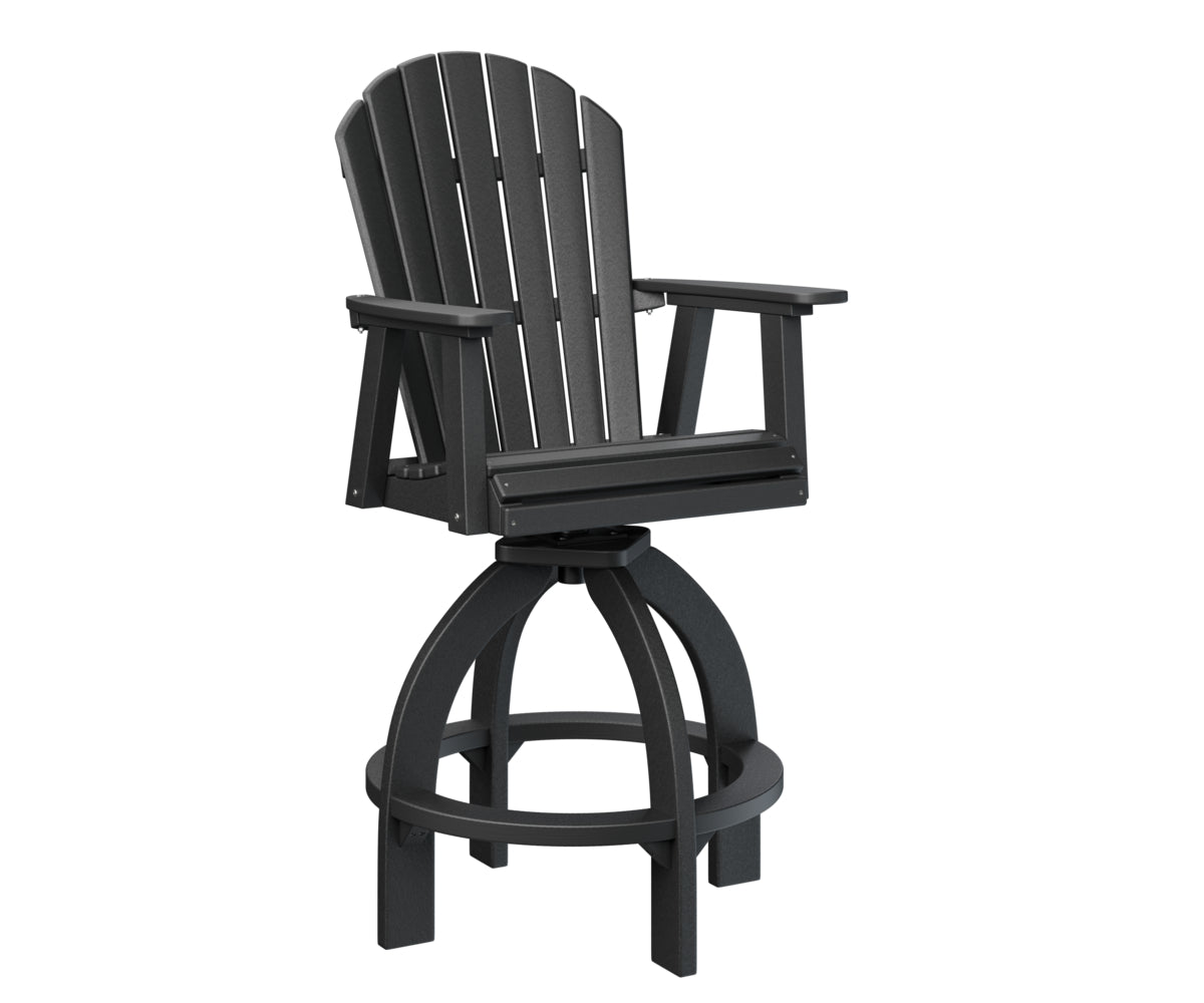Berlin Gardens Comfo Back Swivel XT Chair in Black