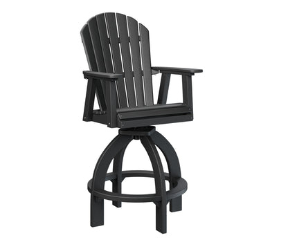 Berlin Gardens Comfo Back Swivel XT Chair in Black
