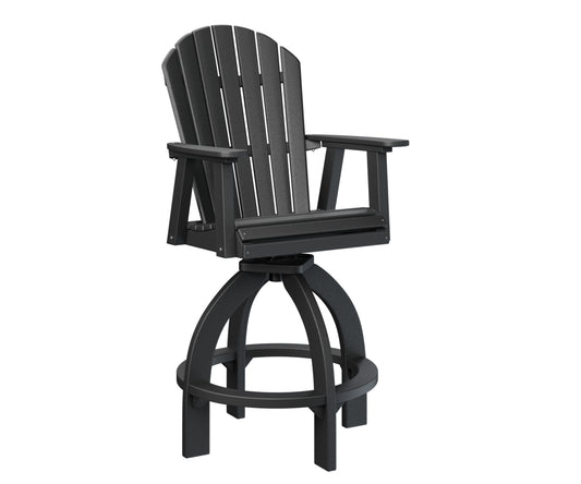 Berlin Gardens Comfo Back Swivel XT Chair in Black