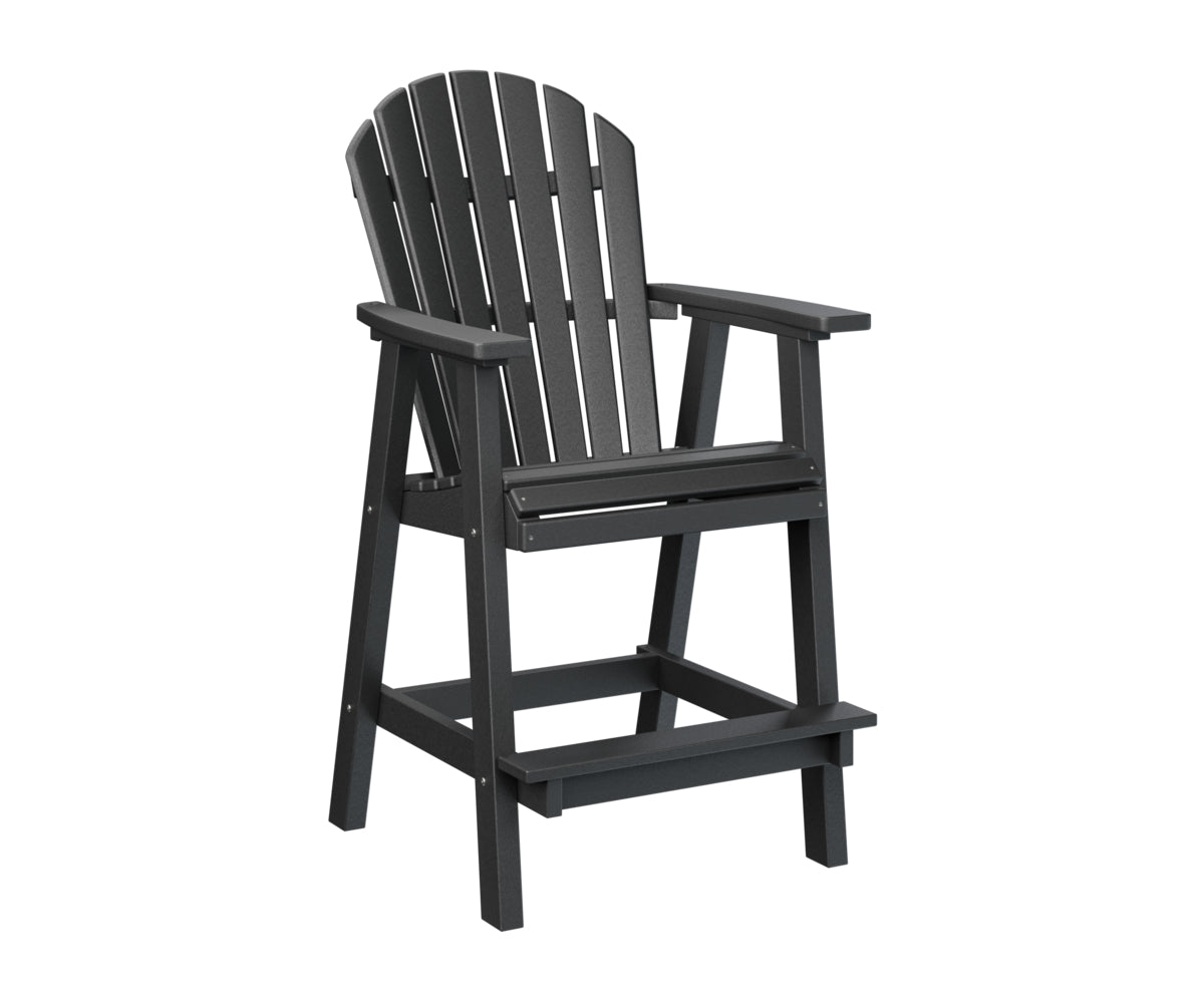 Berlin Gardens Comfo Back Bar Chair in Black