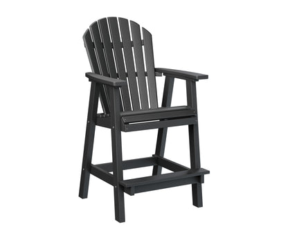 Berlin Gardens Comfo Back Bar Chair in Black
