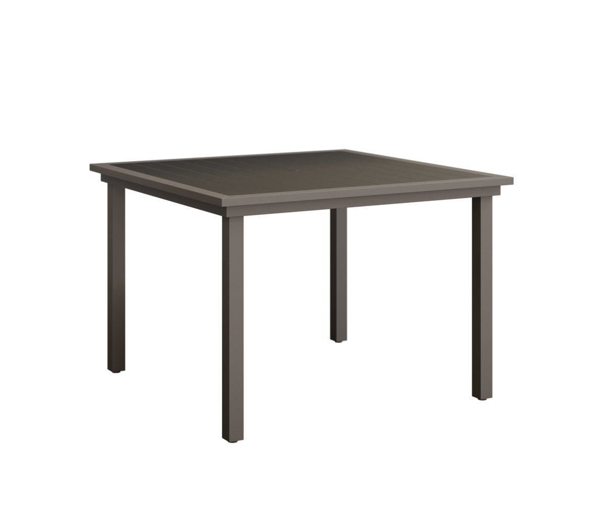 Berlin Gardens Vida 44″ Square Poly Dining Table view 3