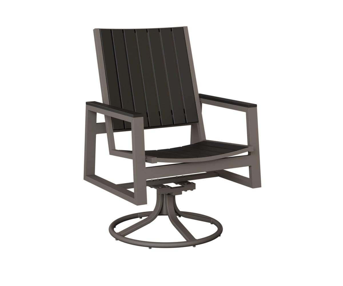 Berlin Gardens Vida Swivel Rocker Dining Chair view 3