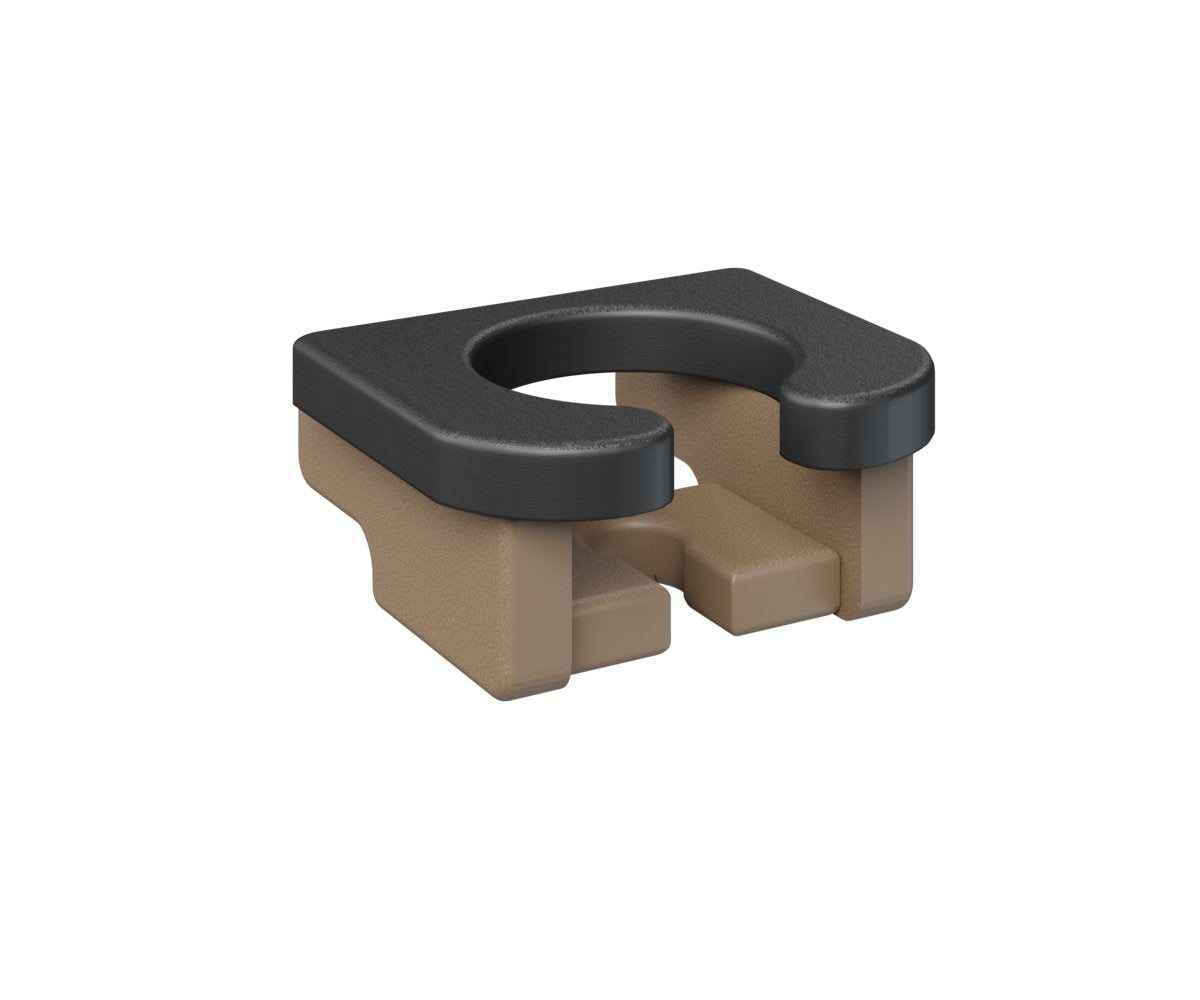 Berlin Gardens Poly Cup Holder in Black / Weatherwood