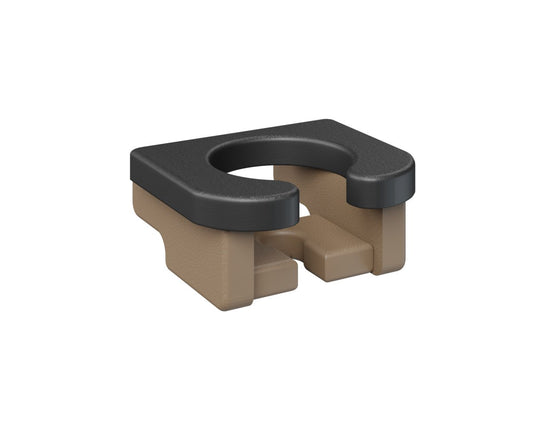 Berlin Gardens Poly Cup Holder in Black / Weatherwood