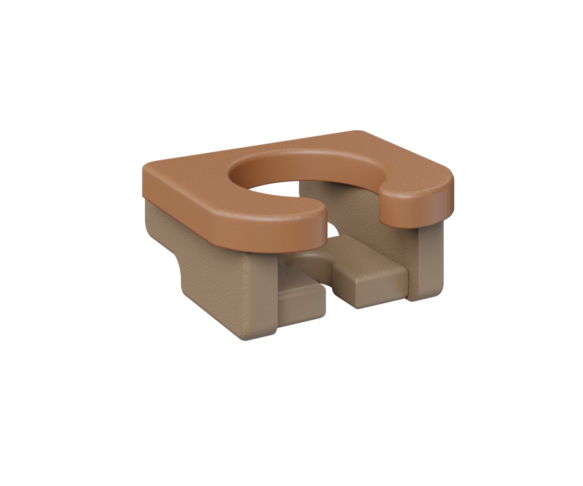 Berlin Gardens Poly Cup Holder in Cedar / Weatherwood