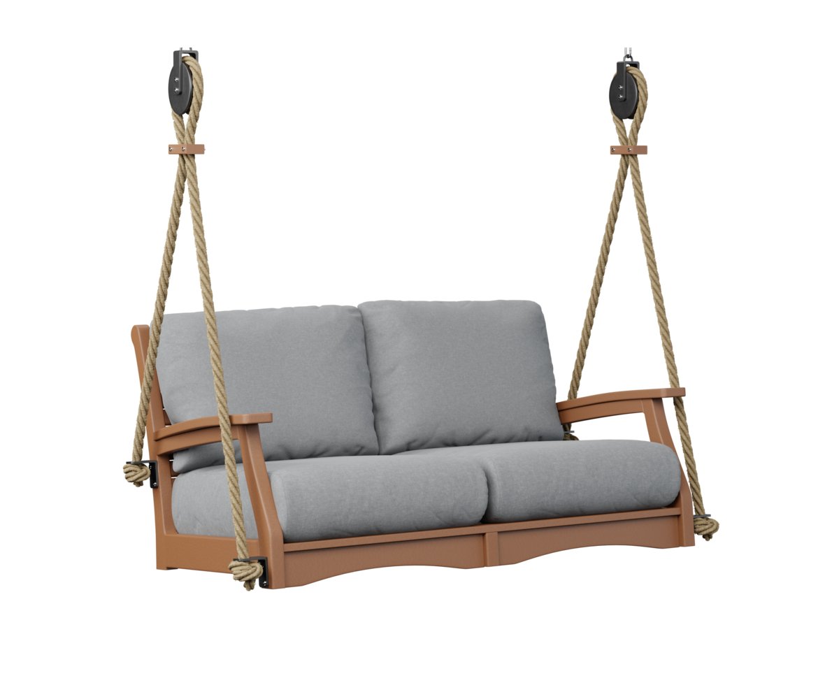 Berlin Gardens Classic Terrace Loveseat Swing lifestyle 5