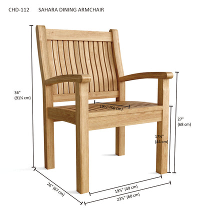 Anderson Teak Bahama Sahara 5-Piece Bistro Set